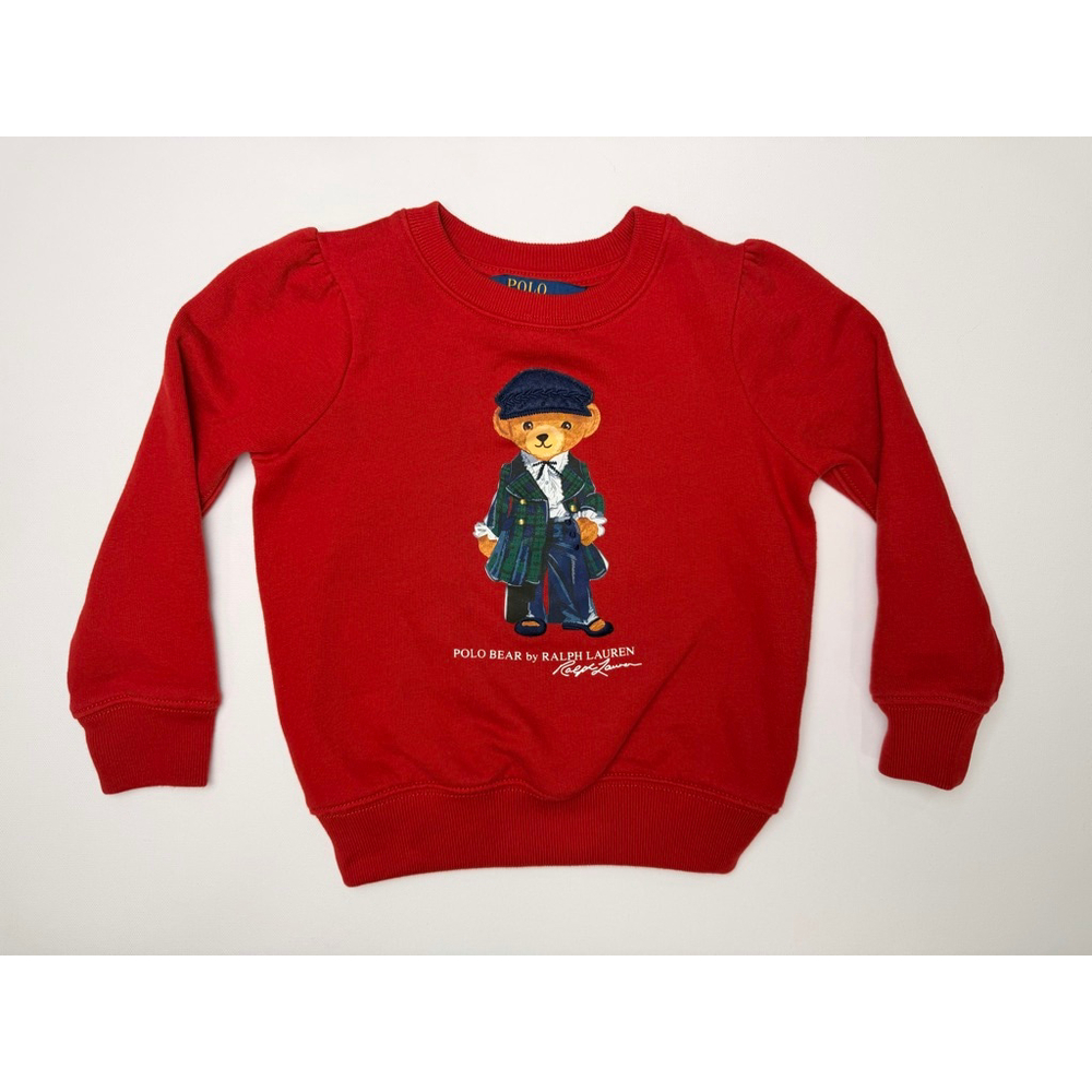 Polo by Ralph Lauren Red Kids Sweatshirt with Polo Bear